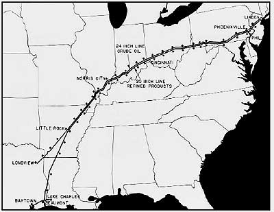August-3-Big-Inch-AOGHS Map of Big and Little Big Inch 24-inch pipelines