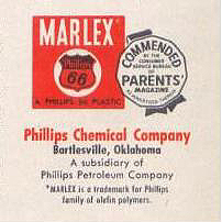 Hula-Marlex-AOGHS Phillips Chemical Company advertisement for Marlex plastic.