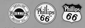 November-19-Phillips66-logo Early gasoline retail logos of the Phillips Petroleum Company.