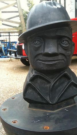 Joe-Roughneck-Kilgore-oil-museum-AOGHS Joe Roughneck monument in Kilgore, Texas.