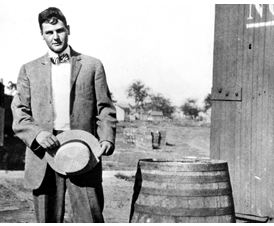 A young H L Hunt at an oil well circa 1911.