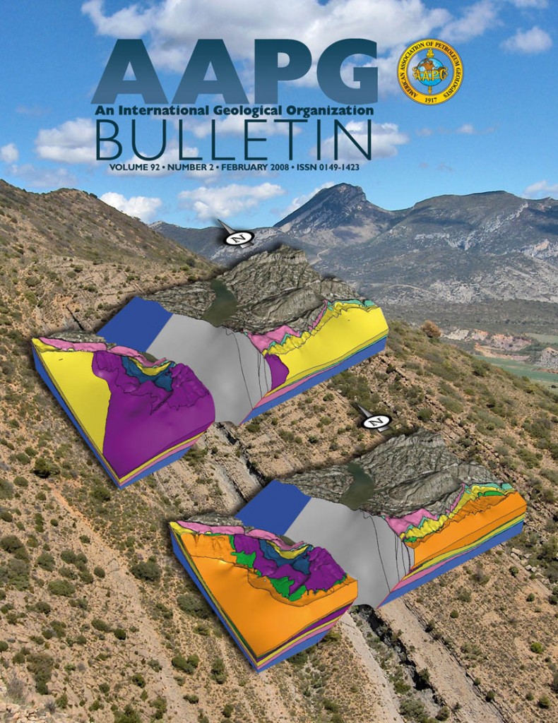 February-10-aapg-bulletin-AOGHS AAPG magazine cover of Bulletin