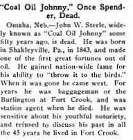 Coal Oil Johnny