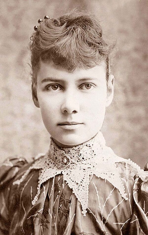 Elizabeth J. Cochran in January 1890.