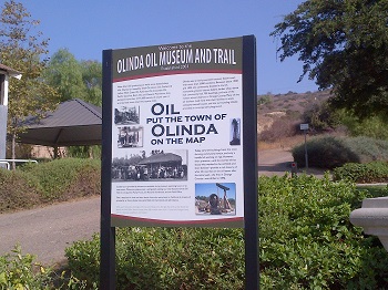 Welcome to the Olinda Oil Museum and Trail in California.