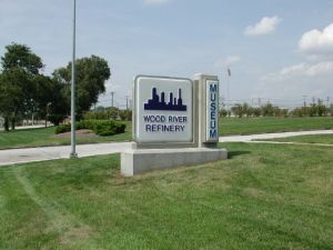 Wood River Refinery History Museum is in front of the Phillips 66 Refinery.