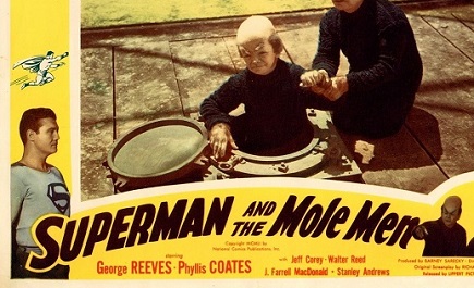 Poster for Superman and the Mole Men, 1951.