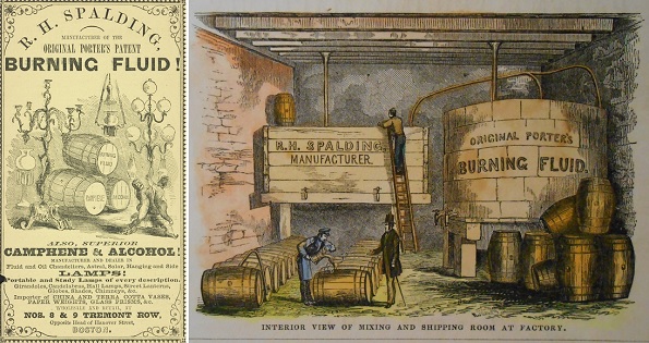 Camphene to Kerosene lamp