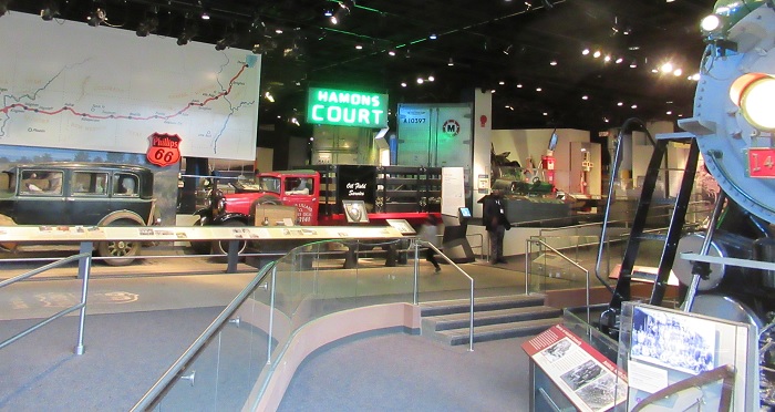 Route 66 exhibit in Smithsonian National Museum of American History.